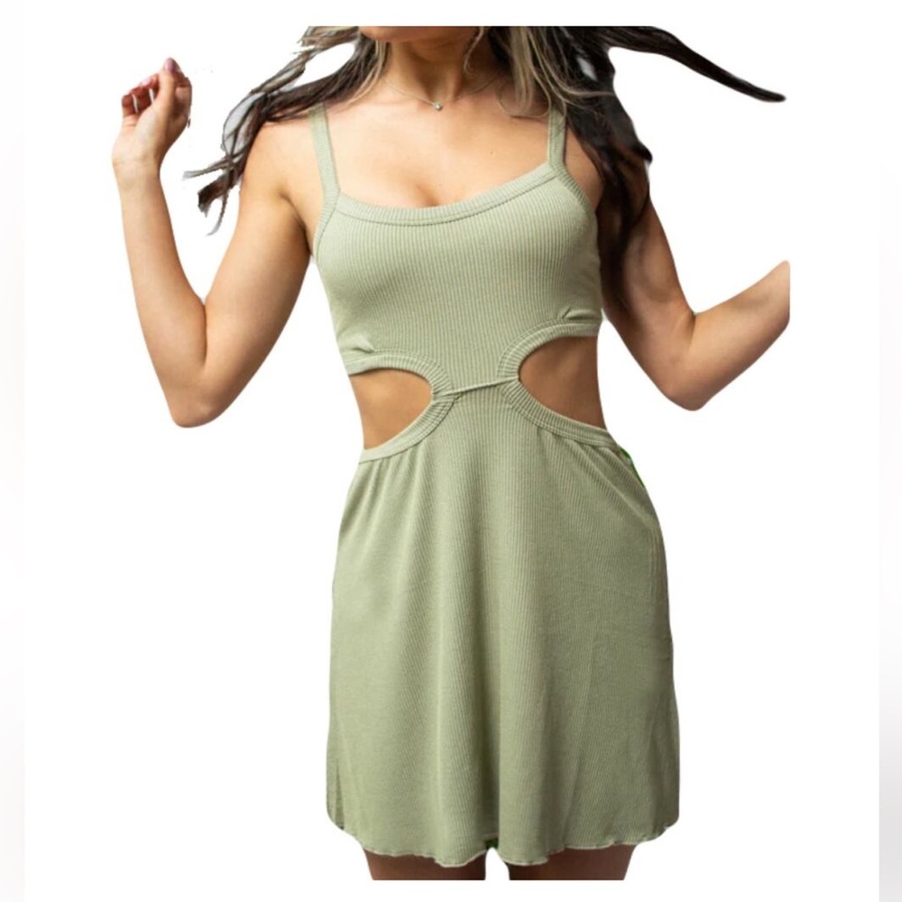 Ocean Drive ribbed dress size small NWT brand new never worn before (pale blue!)